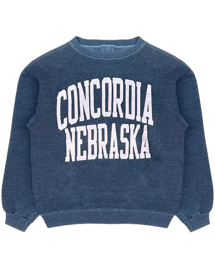 image of Maison Margiela Concordia Nebraska Sweater in Navy, Men's (Size Large)