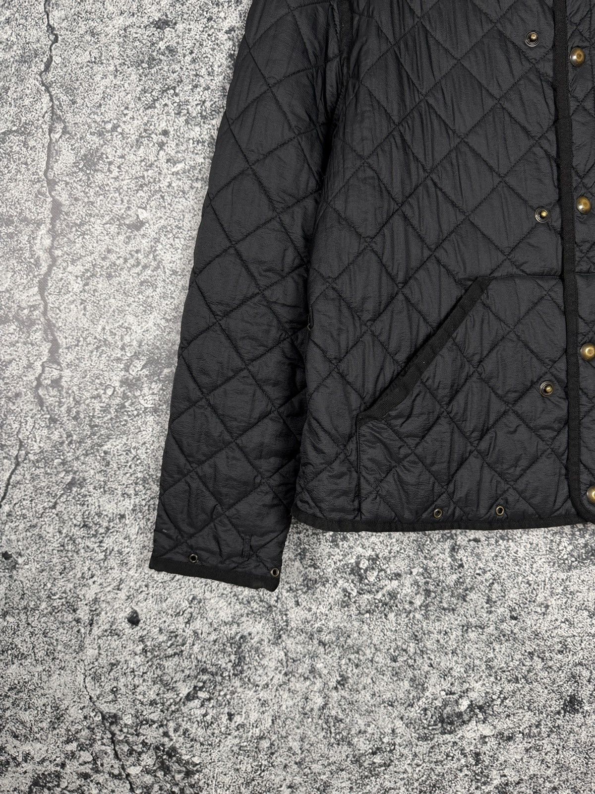 Polo Ralph Lauren APolo Ralph Lauren Quilted Black Jacket Nylon Vintage XL Size US XL / EU 56 / 4 - 4 Thumbnail