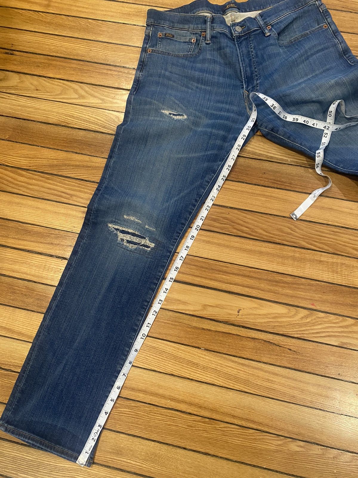 Polo Ralph Lauren Polo Ralph Lauren “varkick” slim strait denim 34-32 jeans Size US 34 / EU 50 - 8 Thumbnail