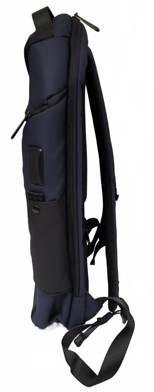 John Baner BANGE Unisex Business Laptop Smart Blue Backpack USB Port Size ONE SIZE - 3 Thumbnail