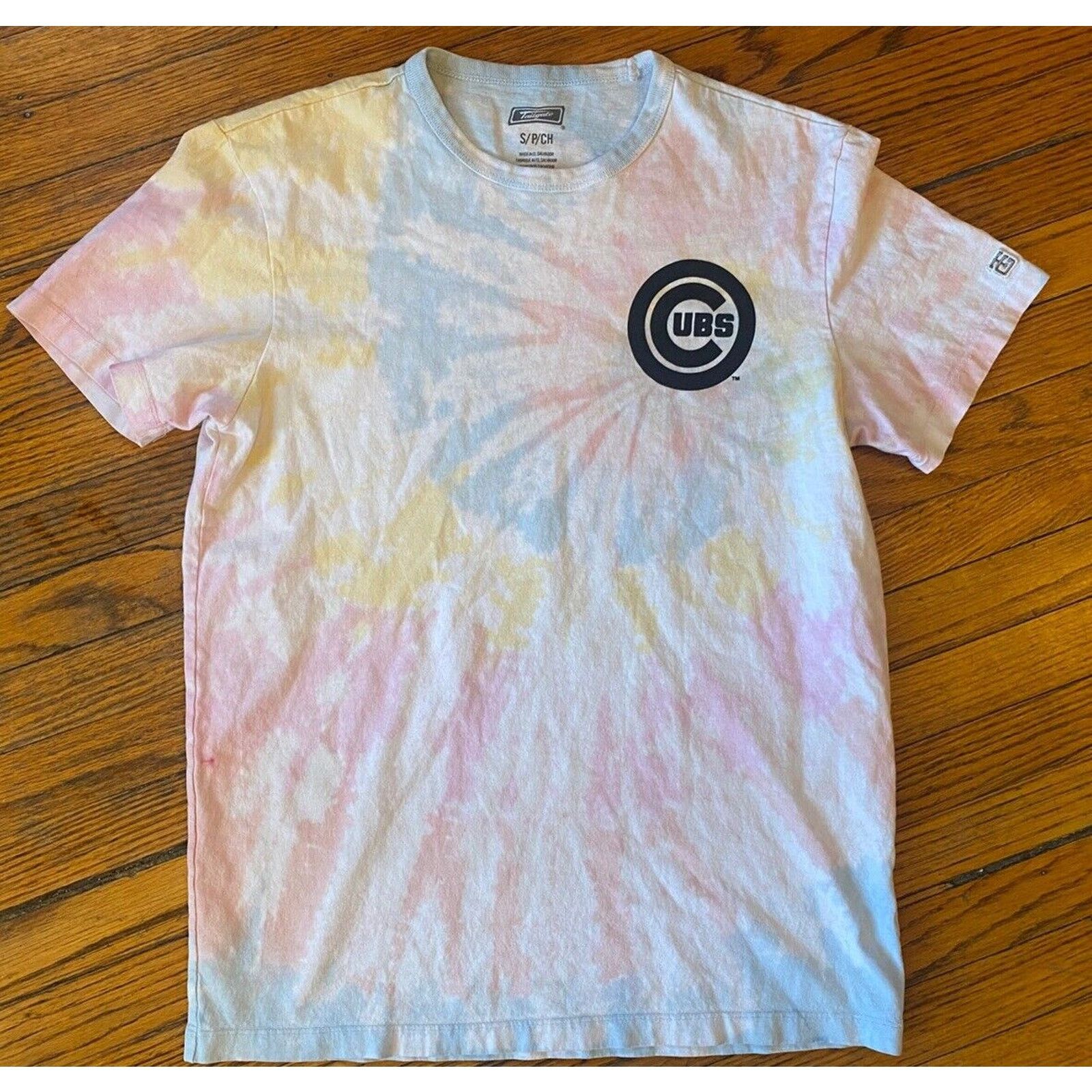 New Era Chicago Cubs Majestic MLB Women's Small Tie Dye Shirt Jersey Size S / US 4 / IT 40 - 1 Thumbnail