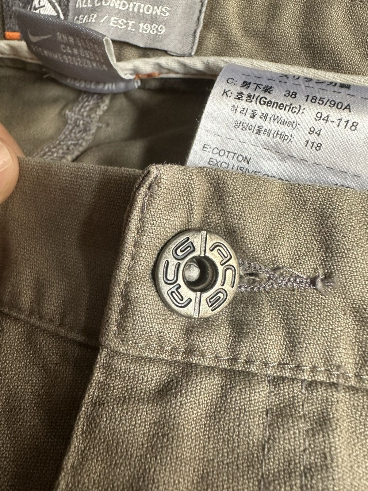 Nike ACG × Vintage Vintage Y2K NIKE ACG BOSS01 Size US 38 / EU 54 - 8 Thumbnail