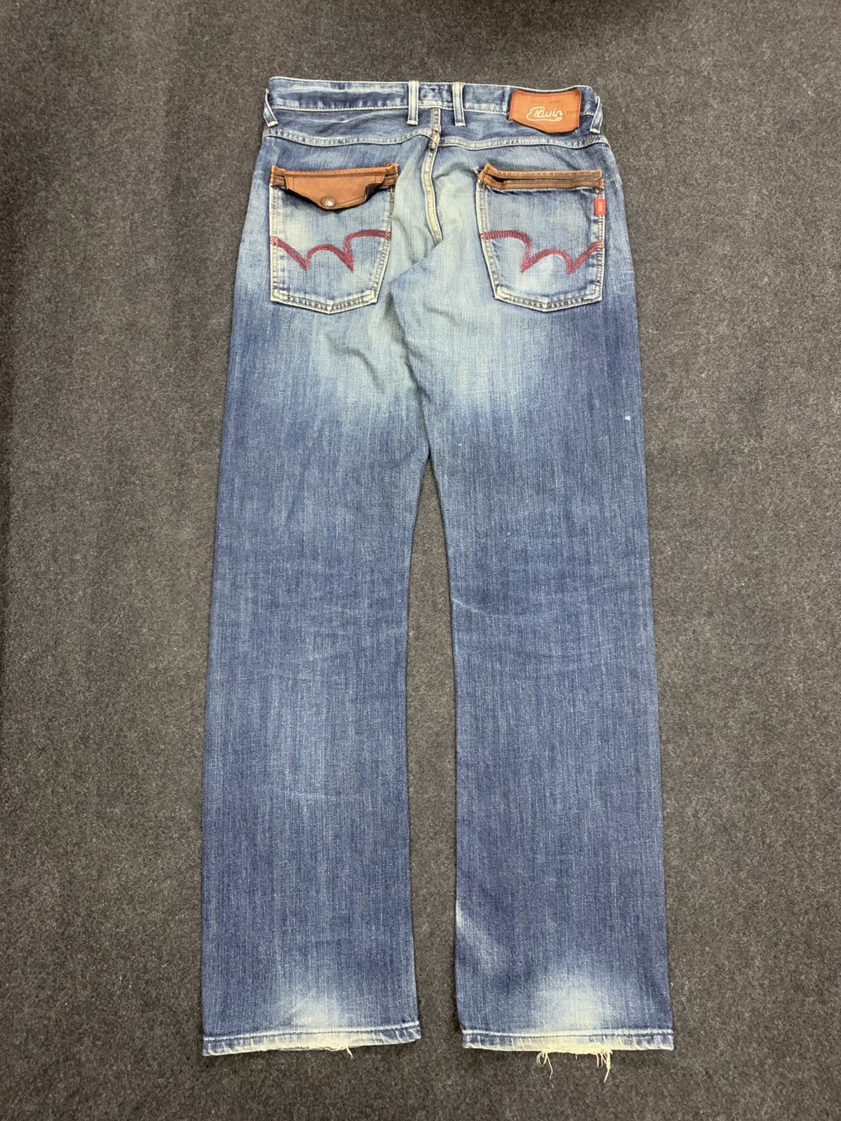 Edwin EDWIN Blue Trip Distressed Denim Jeans Flap Pocket Size US 32 / EU 48 - 9 Thumbnail