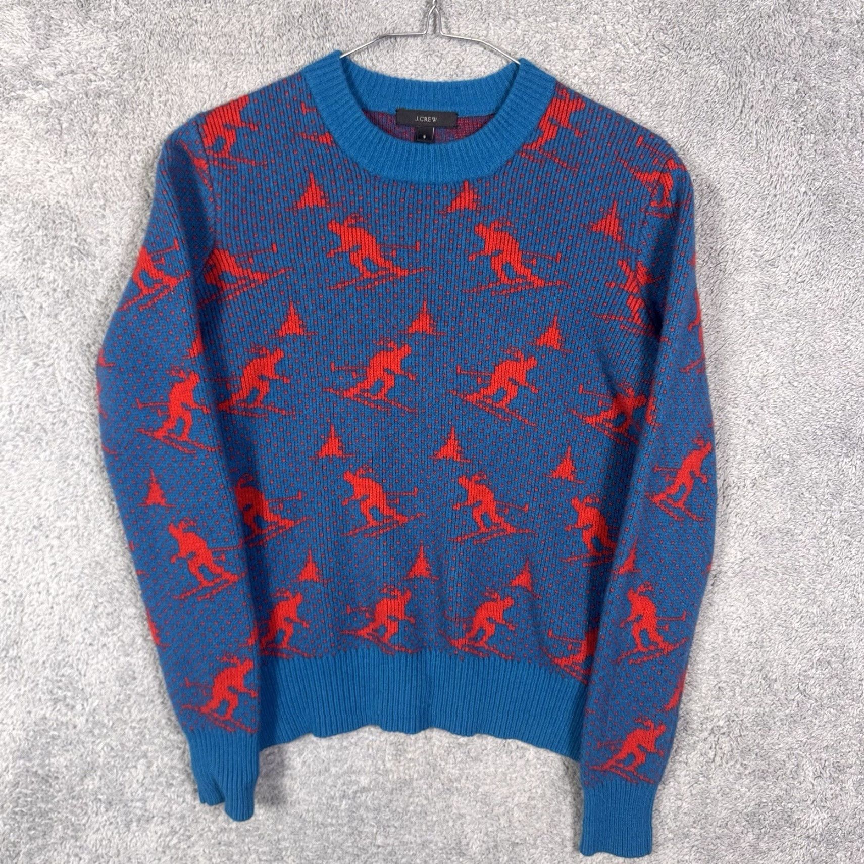 J.Crew J.CREW Sweater Men’s S 100% Wool Black Label Knit Ski All Over Print Pullover Knit Wool Crew Neck Long Sleeve Casual Winter City Preppy Hipster Mens Size US S / EU 44-46 / 1 - 2 Thumbnail