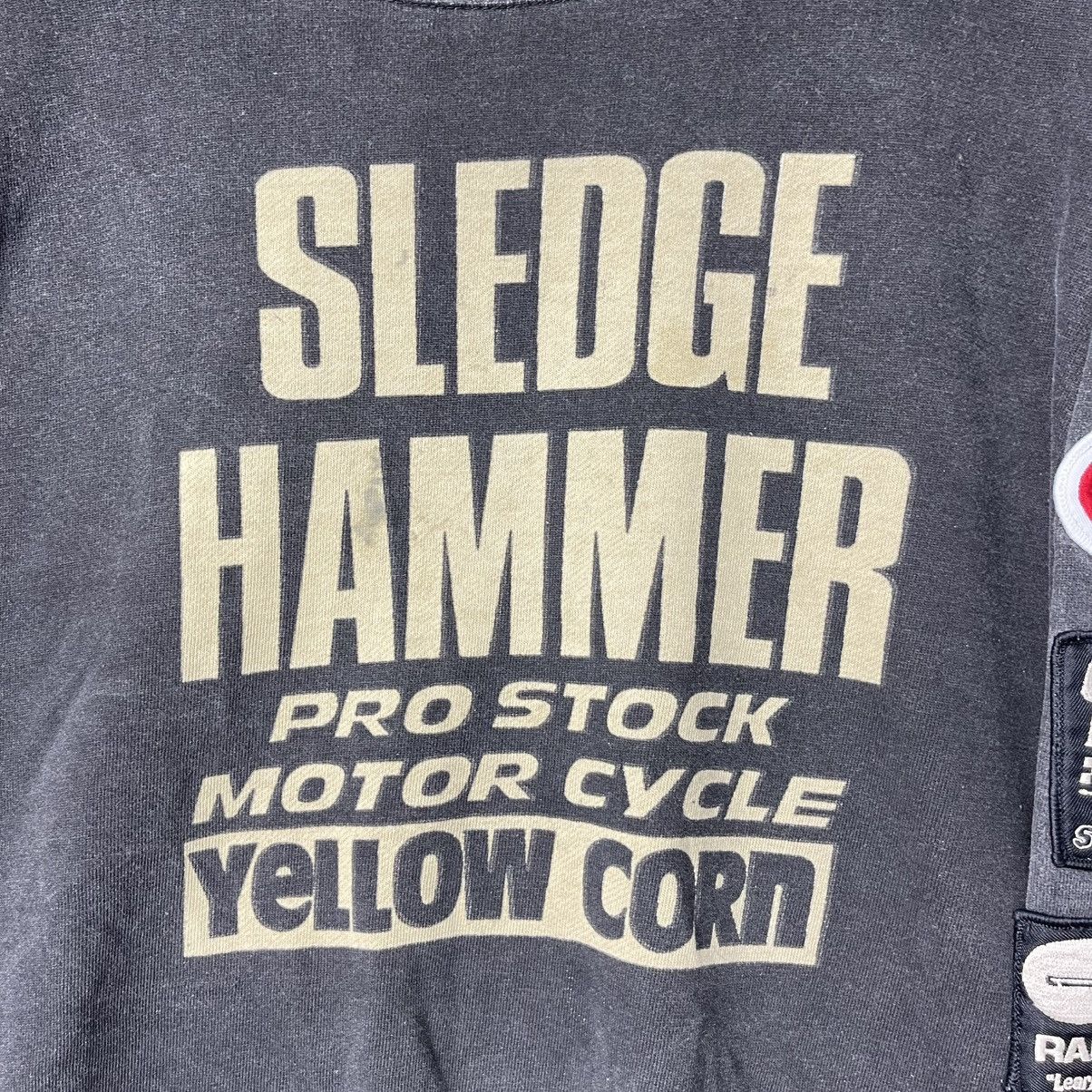 YELLOW CORN Vintage Yellow Corn Sledge Hammer Crewneck Sweatshirt Size US L / EU 52-54 / 3 - 3 Thumbnail