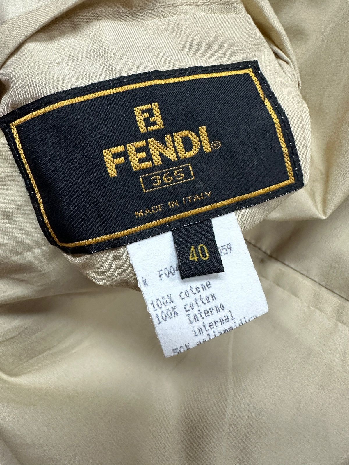 Fendi 💥vintage fendi reversible cotton velvet long jacket Size S / US 4 / IT 40 - 6 Thumbnail