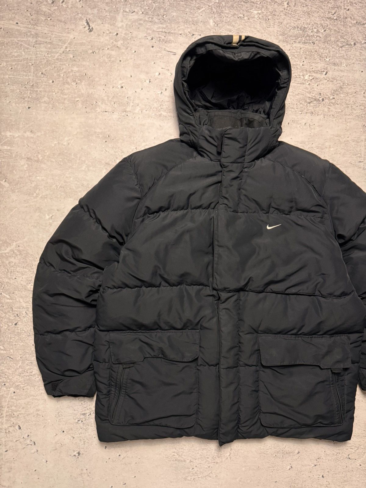 Nike × Nike ACG NIKE PUFFER DOWN BASIC LOGO OVERSIZE NYLON JACKET Size US XL / EU 56 / 4 - 2 Thumbnail
