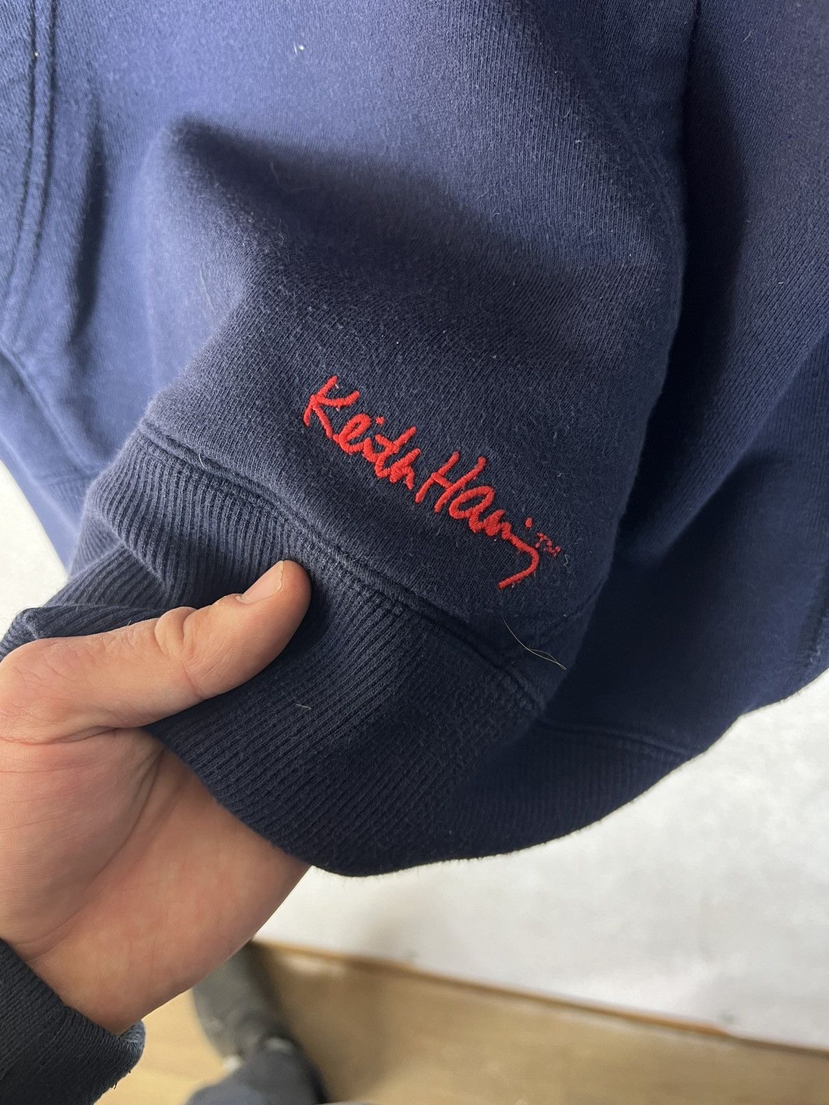 Uniqlo Rare! Keith Haring X Uniqlo Art Designer Hoodie Pullover Size US M / EU 48-50 / 2 - 4 Thumbnail