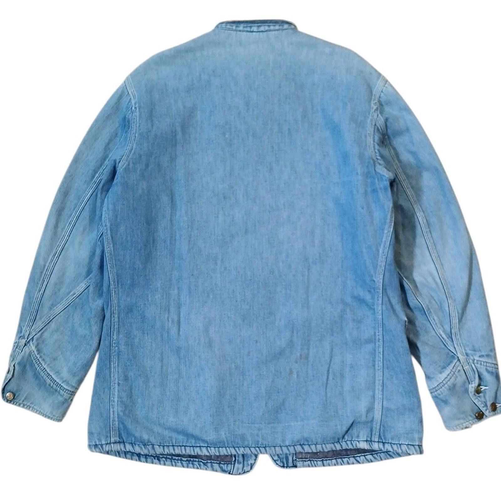 Lee 60s Lee Denim Chore Coat XL Blanket Lined Corduroy Collar Size US XL / EU 56 / 4 - 3 Thumbnail