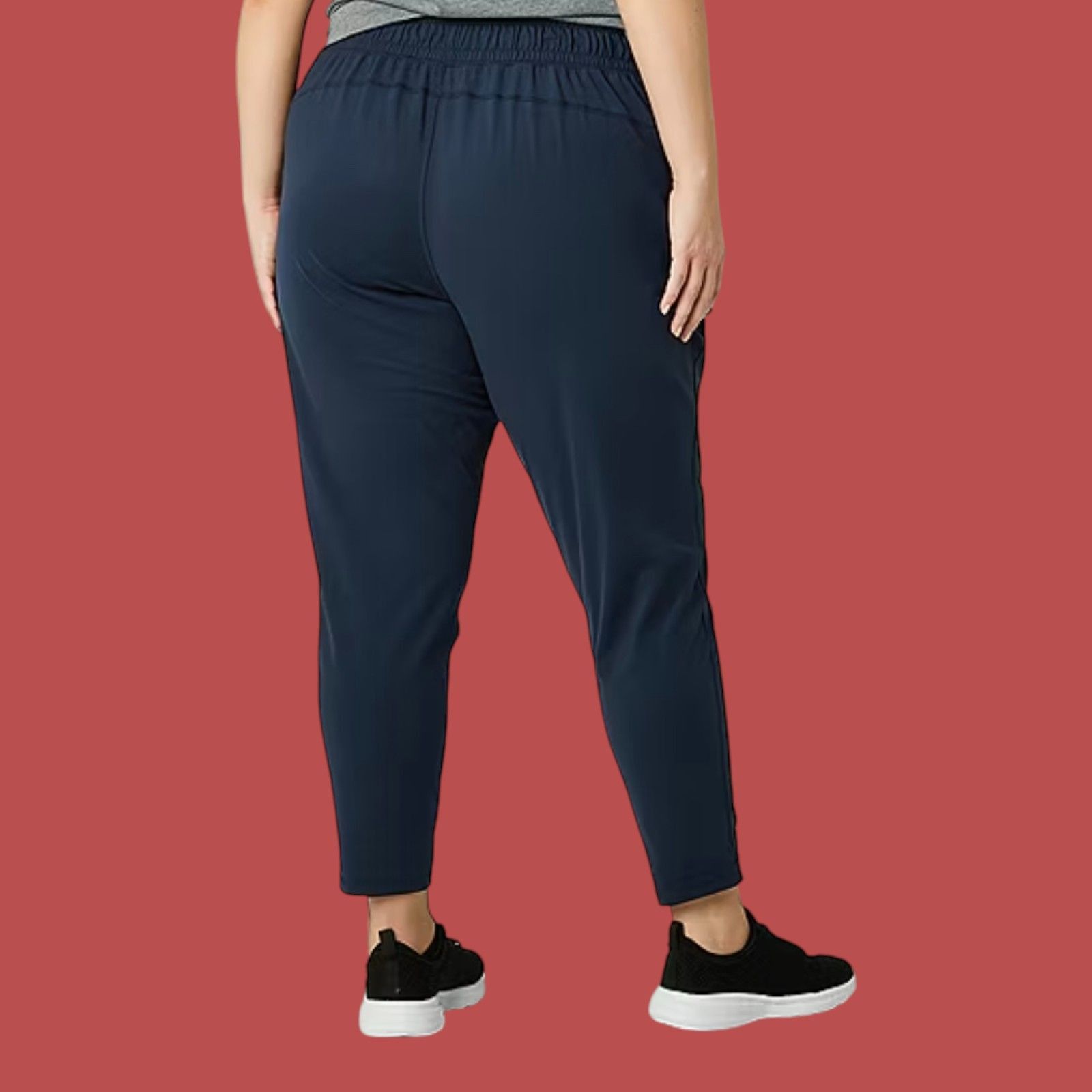 Other Xersion - Women's Mid-Rise Jogger Pants - Comfortable Fit - Size 28" / US 6 / IT 42 - 4 Thumbnail