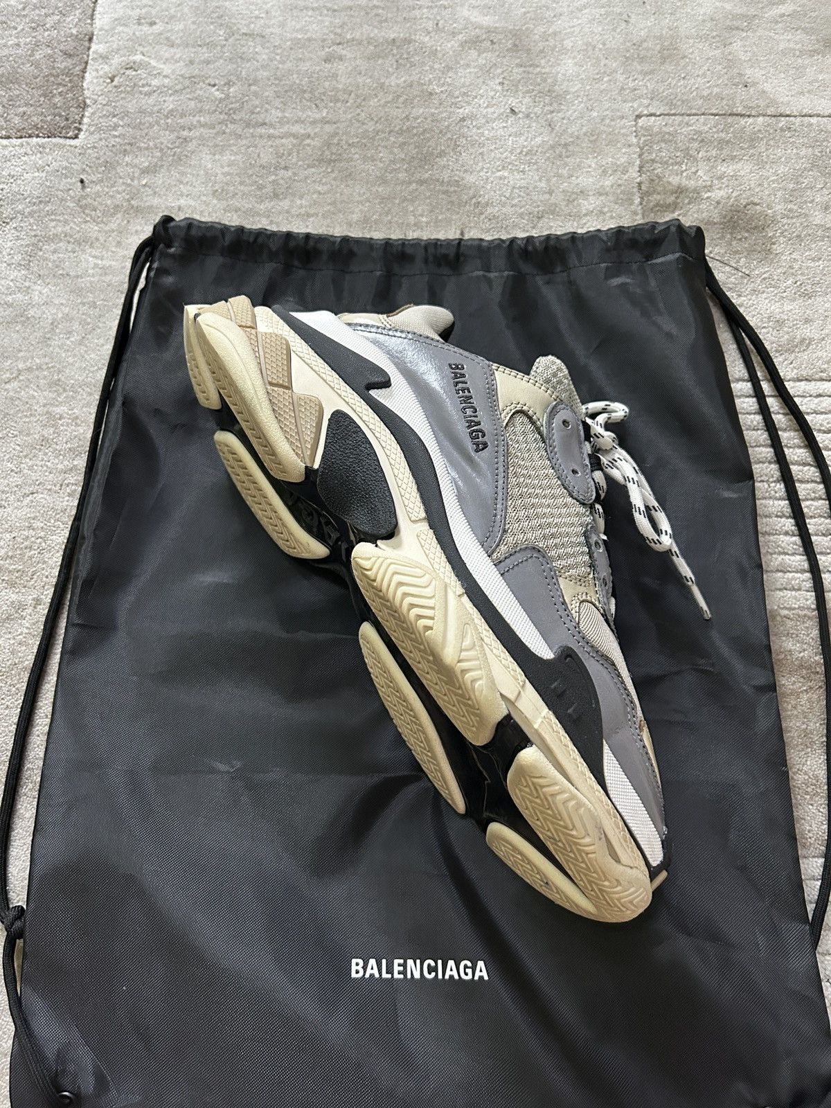 Balenciaga Balenciaga triples grey/beige Size US 10 / EU 43 - 5 Thumbnail