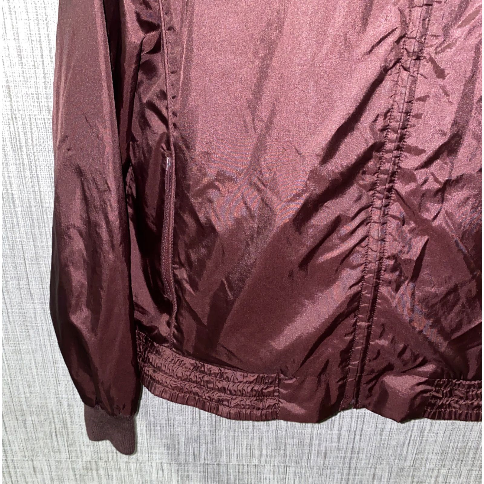Vintage Seattle Blues Full Zip Jacket Mens L Maroon Nylon Size US L / EU 52-54 / 3 - 4 Thumbnail