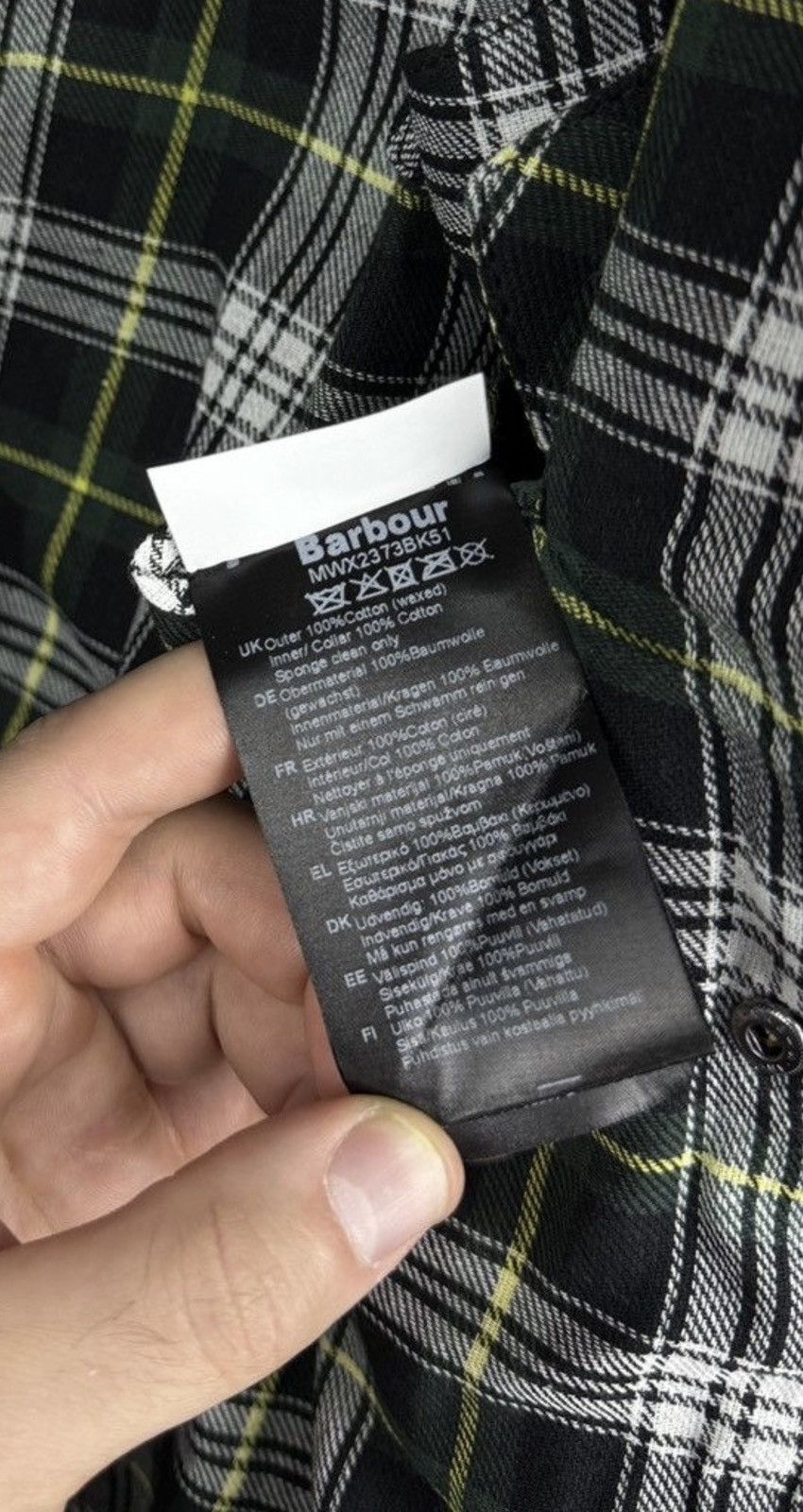Barbour Barbour International A7 Wax Jacket Black Belted Moto Biker Size US M / EU 48-50 / 2 - 25 Thumbnail