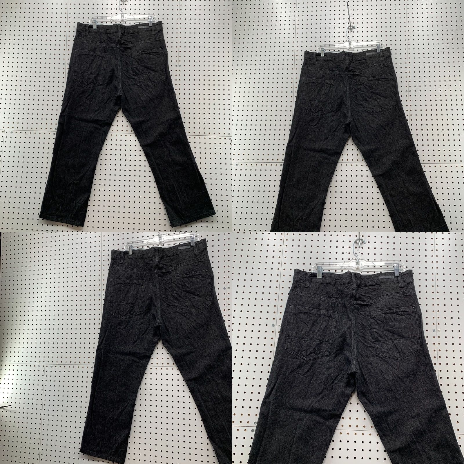 Southpole VINTAGE SouthPole Jeans Mens 38x29 Black Denim Straight Leg 90s Y2K Straight Jeans Mens Size US 38 / EU 54 - 8 Thumbnail