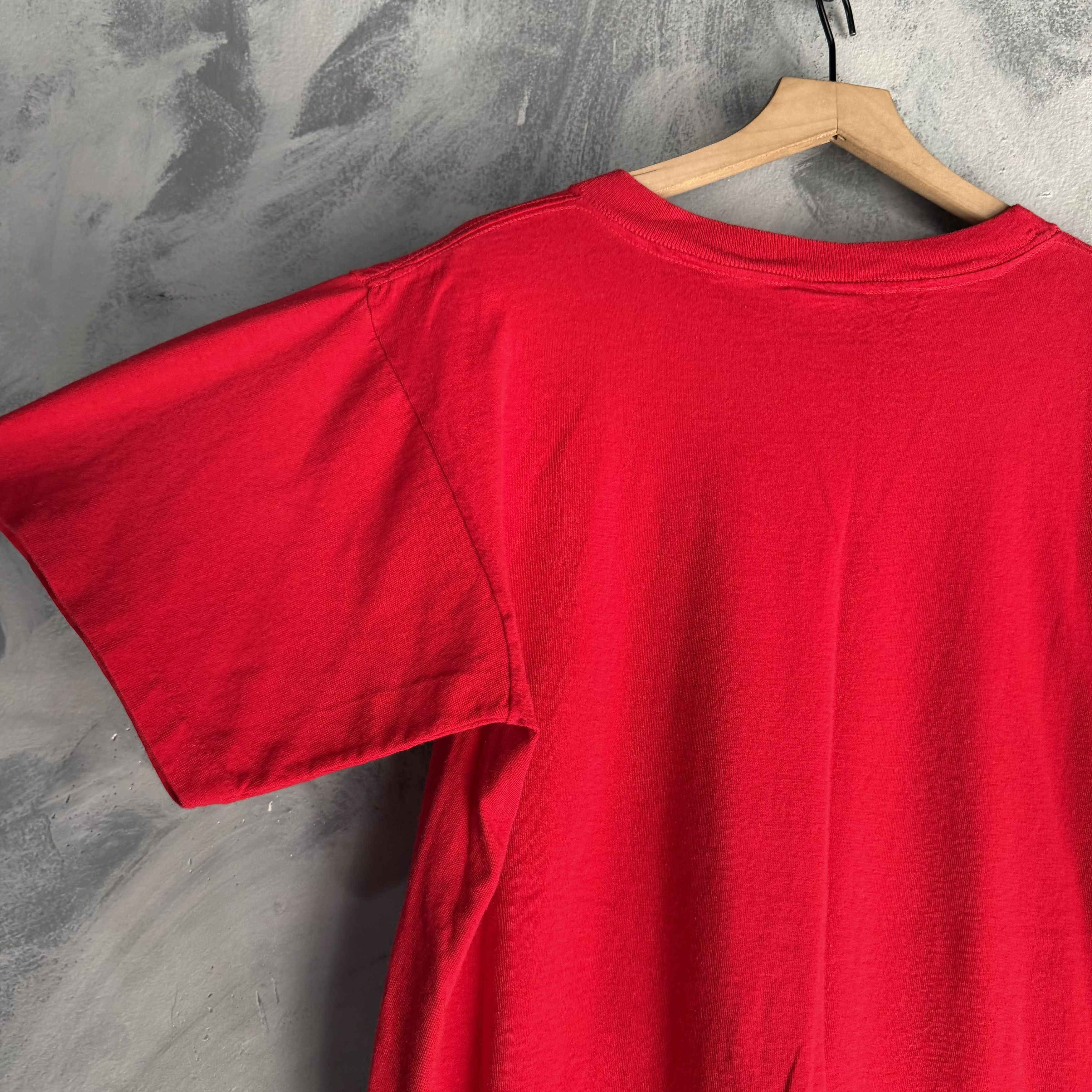 NCAA Vtg Ohio State Buckeyes T Shirt Large Red 90's NCAA Block Size US L / EU 52-54 / 3 - 5 Thumbnail
