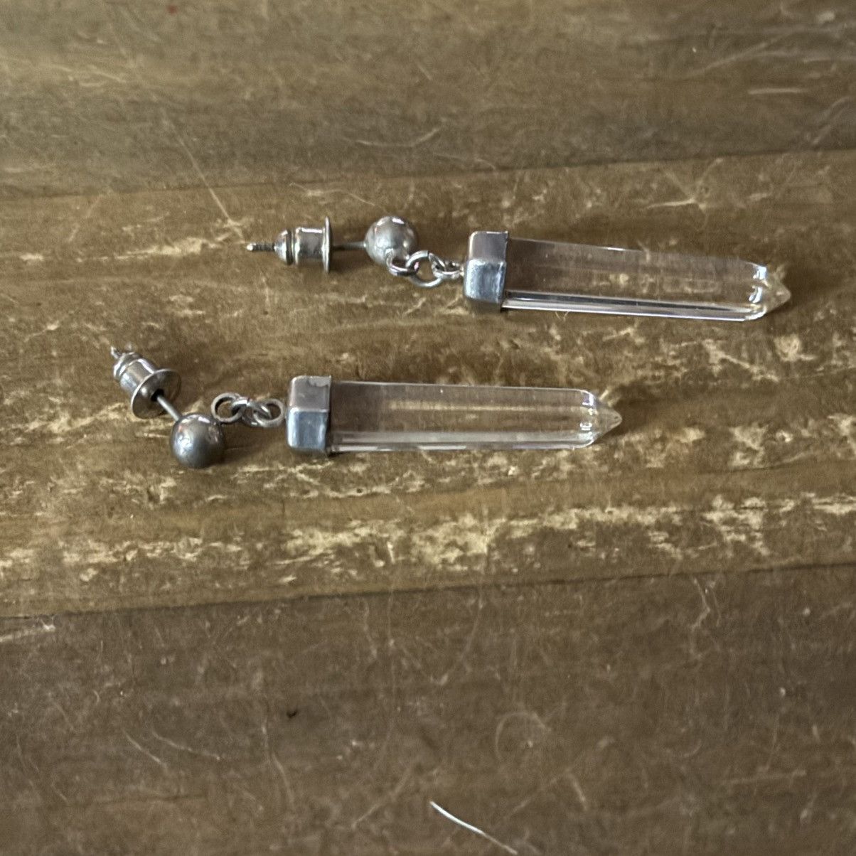 Other Clear crystal point dangle earrings and pendant Size ONE SIZE - 6 Thumbnail