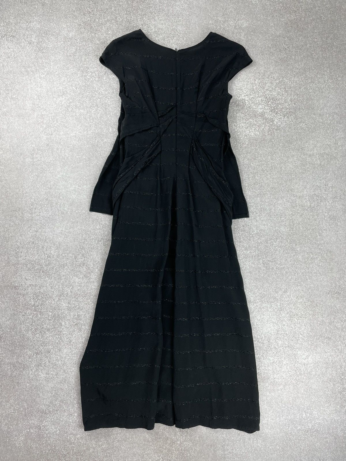 ATSURO TAYAMA × Designer × Japanese Brand Atsuro Tayama Abstract Black Dress Japan Style Yohji Size S / US 4 / IT 40 - 5 Thumbnail