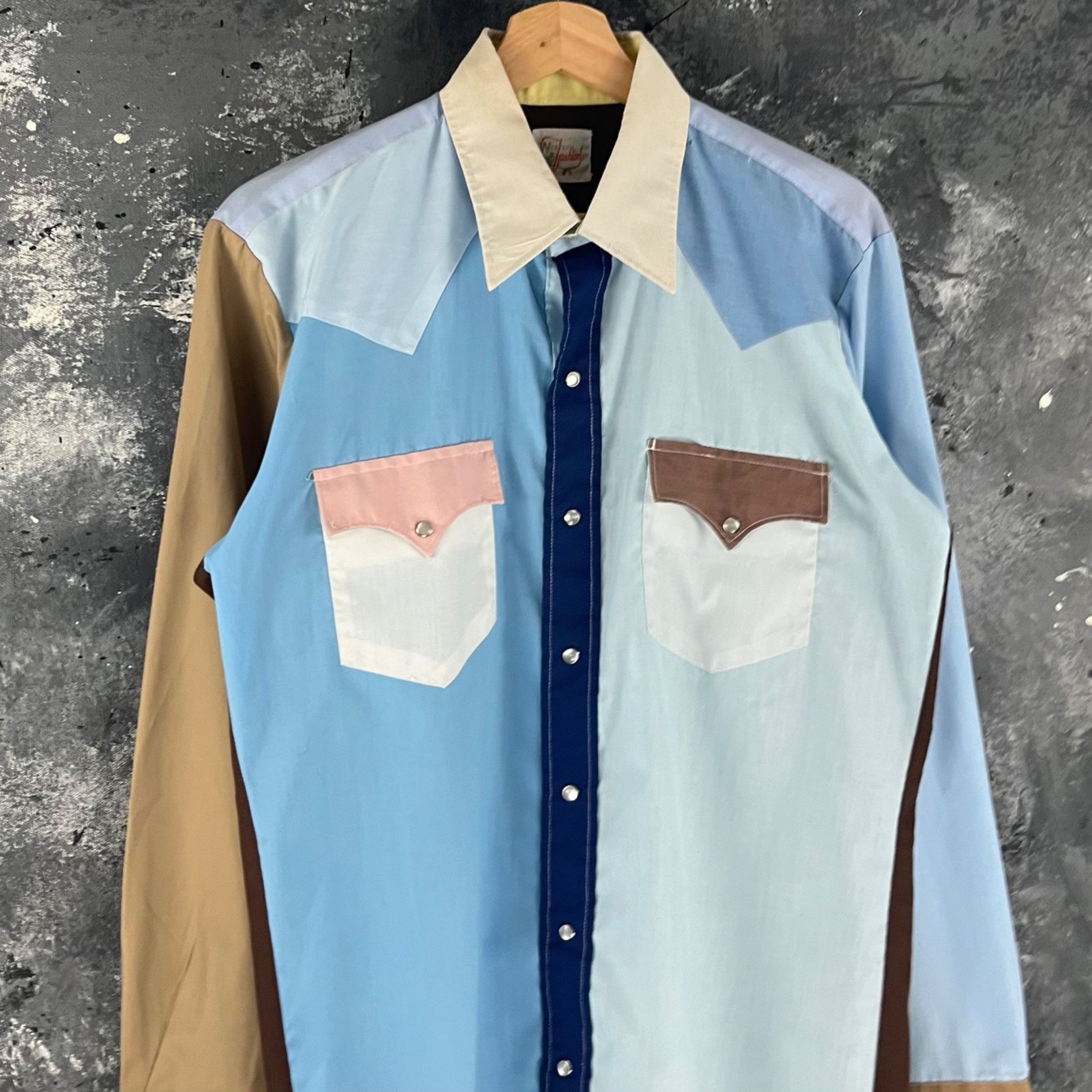 Vintage Vintage 70’s Western fashions shirt Size US M / EU 48-50 / 2 - 2 Thumbnail