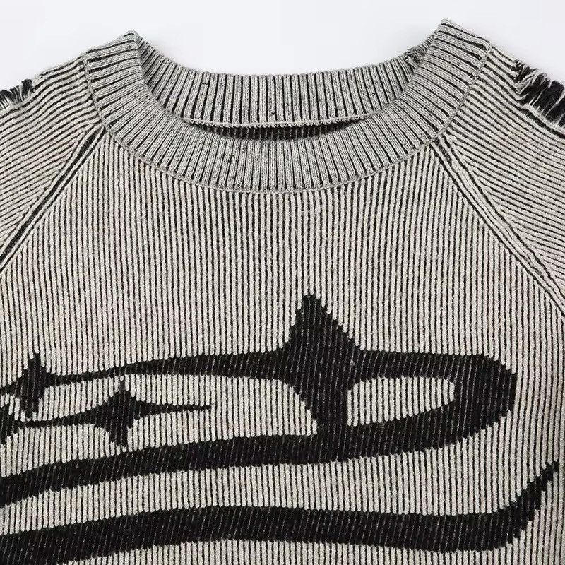 Other Vintage Retro Ripped Streetwear Knitwear Pullover Size S / US 4 / IT 40 - 7 Thumbnail