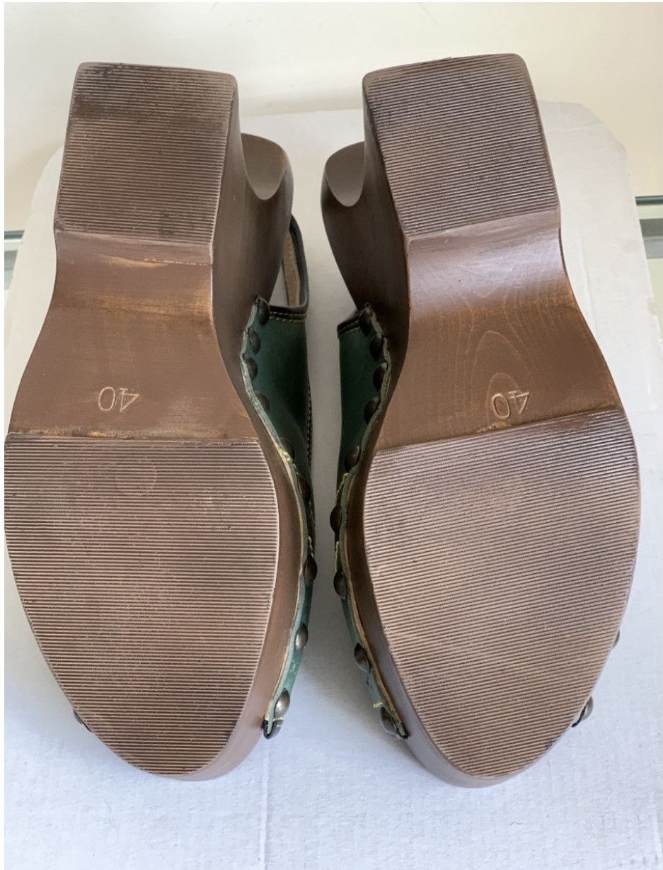 Marni Marni Leather Platform Wedge Sandals Size US 10 / IT 40 - 7 Thumbnail