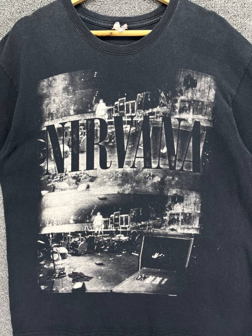 Band Tees × Nirvana Vintage Y2K Nirvana Punk Rock Band Tees T Shirts Size US L / EU 52-54 / 3 - 5 Thumbnail