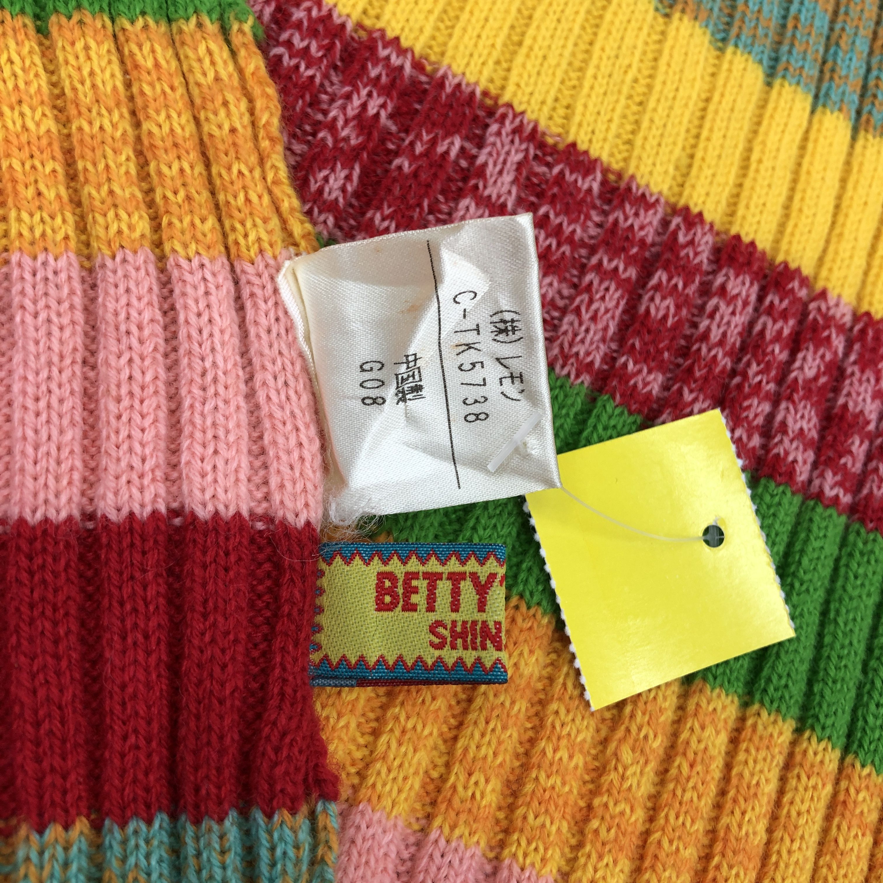 Japanese Brand Betty's Blue Shinji Abe Scarf / Muffler / Neckwear Size ONE SIZE - 4 Thumbnail