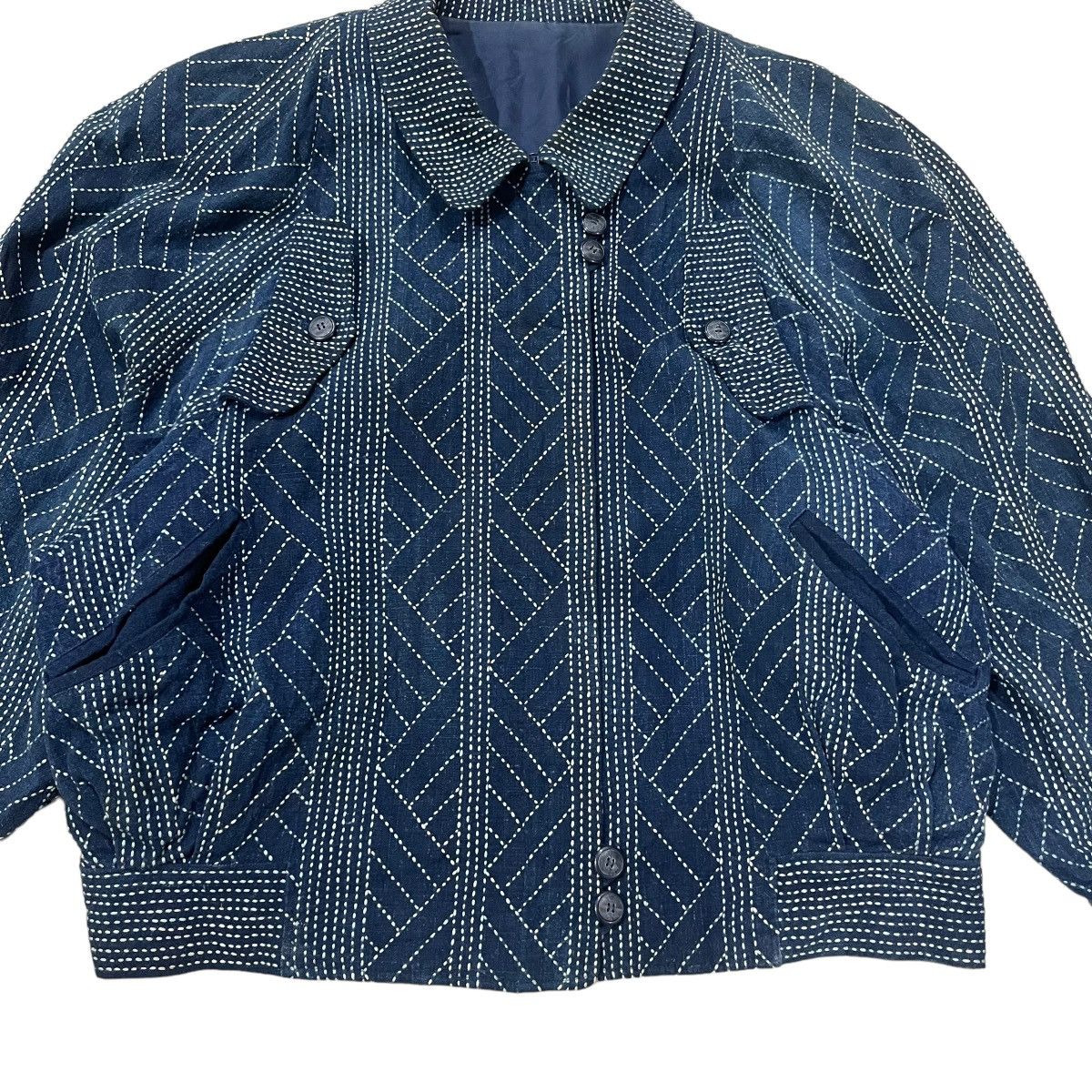 Japanese Brand Vintage Japanese Brand Wool Bomber Jacket Size US S / EU 44-46 / 1 - 8 Thumbnail