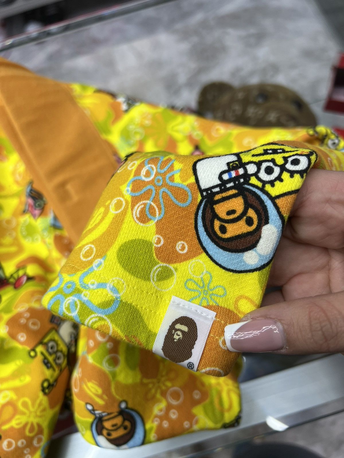 Bape Bape x SpongeBob Sweatshorts Size US 36 / EU 52 - 3 Thumbnail