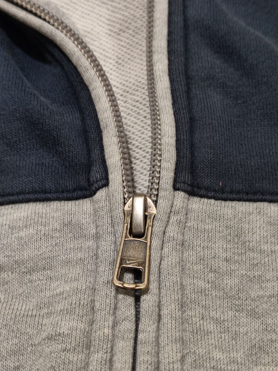 Nike Vintage Y2K Nike Faded Gray Navy Full-Zip Hoodie XL size Size US XL / EU 56 / 4 - 12 Thumbnail