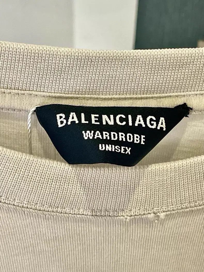 Balenciaga Balenciaga Letter logo print round neck loose short-sleeve Size US S / EU 44-46 / 1 - 2 Thumbnail