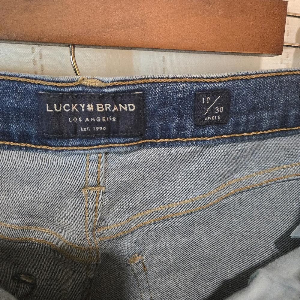 Lucky Brand Lucky Brand High Rise Skinny Ankle Jean Size 32" / US 10 / IT 46 - 7 Thumbnail