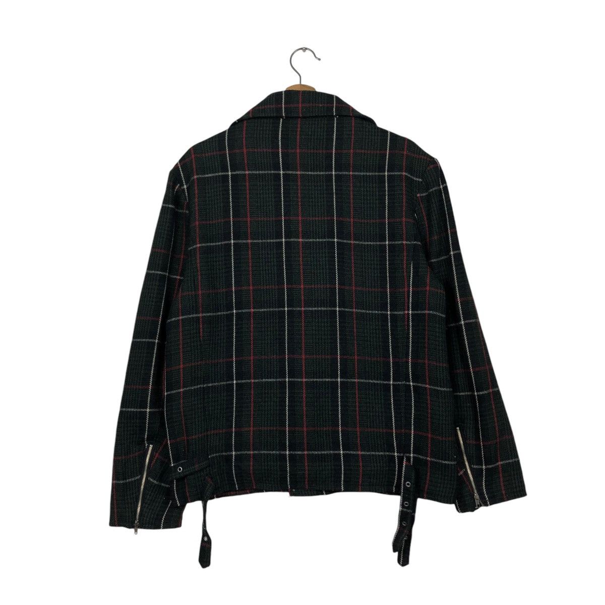 Japanese Brand 🔥VINTAGE BIKER JACKET DOUBLE COLLAR HIKARI ISSEY MIYAKE Size US L / EU 52-54 / 3 - 10 Thumbnail