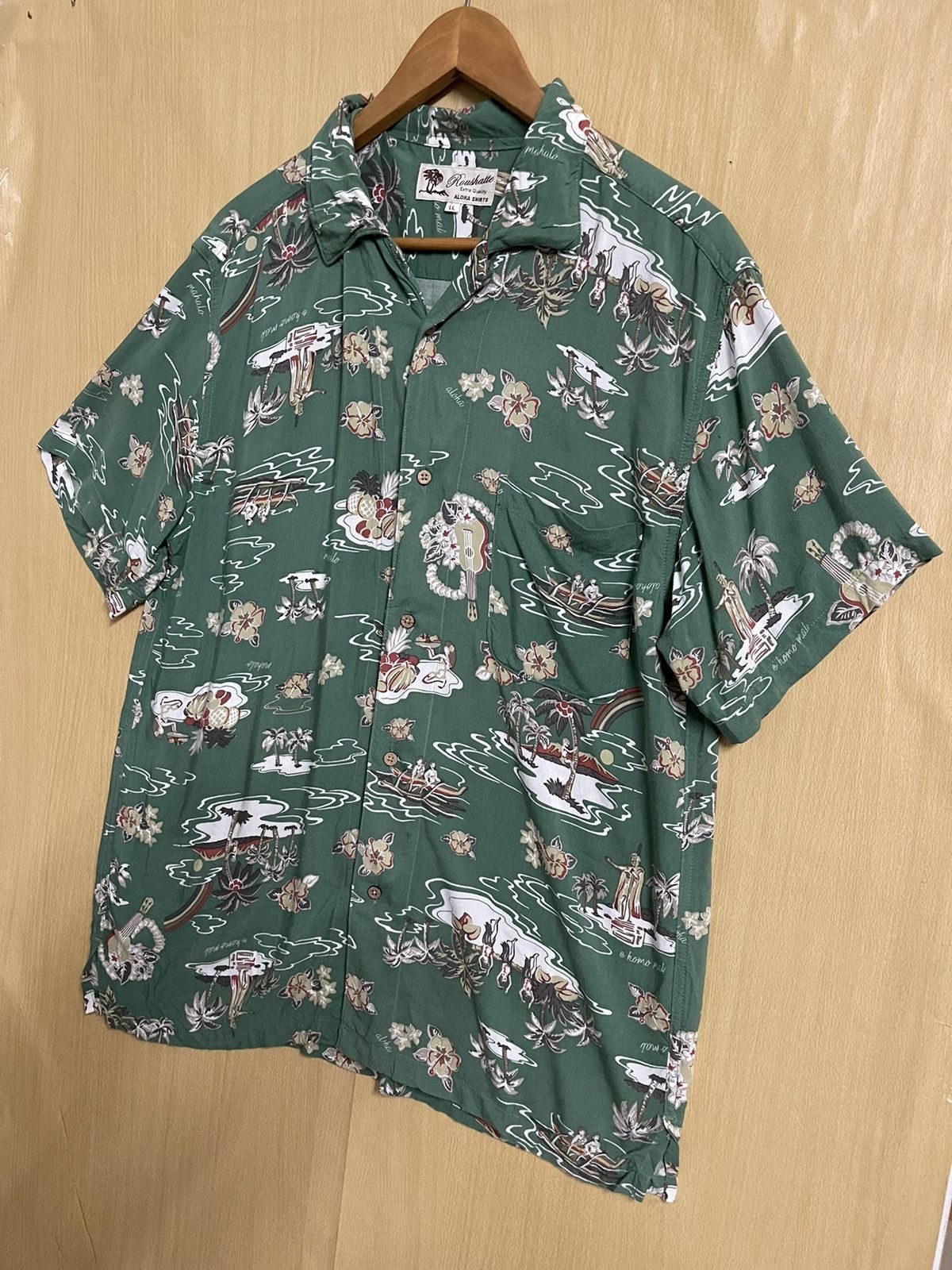 Sun Surf Vintage Hawaii Shirt Button Up Aloha XL Rayon Rockabilly Size US XL / EU 56 / 4 - 6 Thumbnail