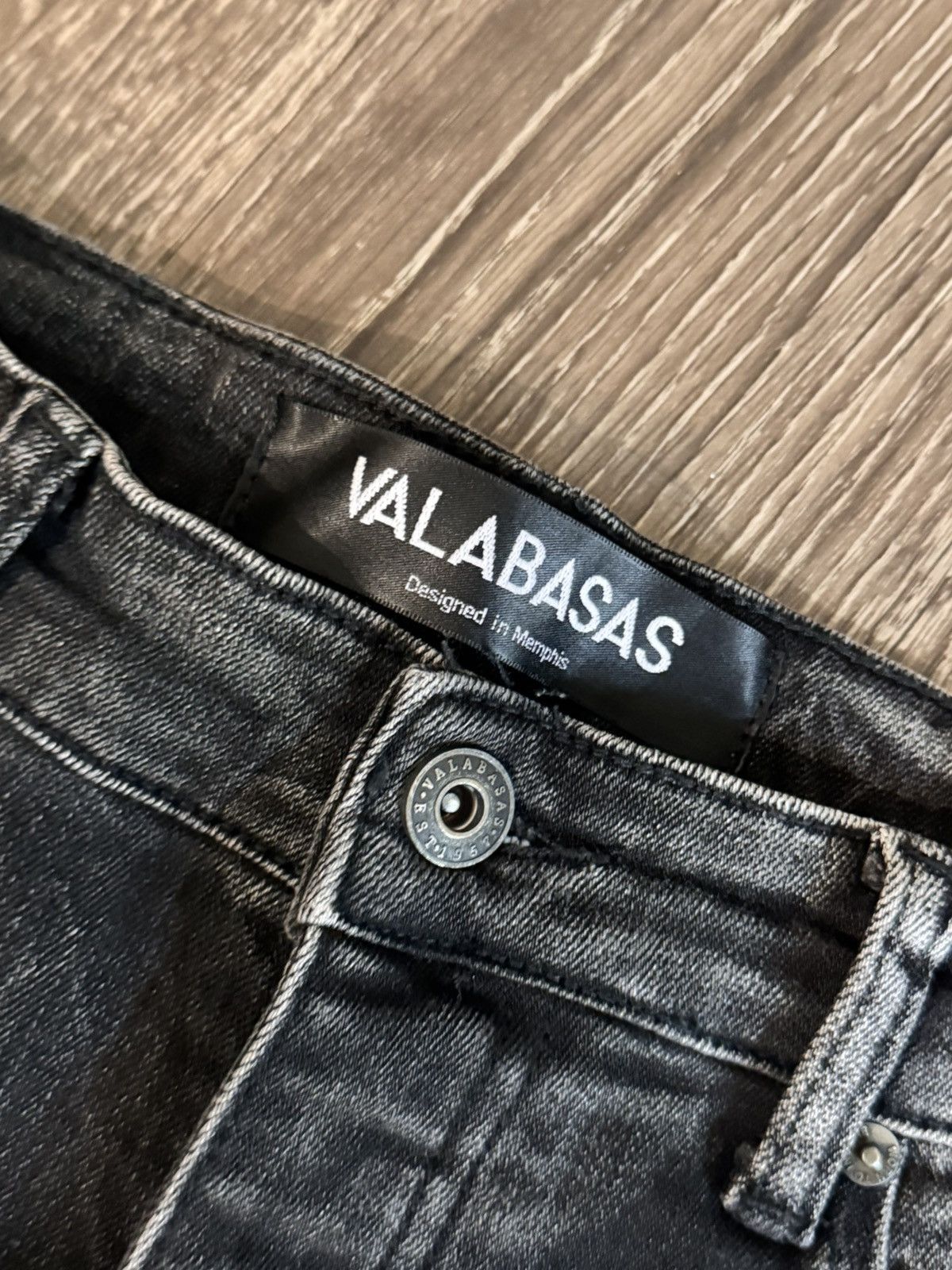 Valabasas Valabasas Black Skinny Jeans Size US 32 / EU 48 - 3 Thumbnail