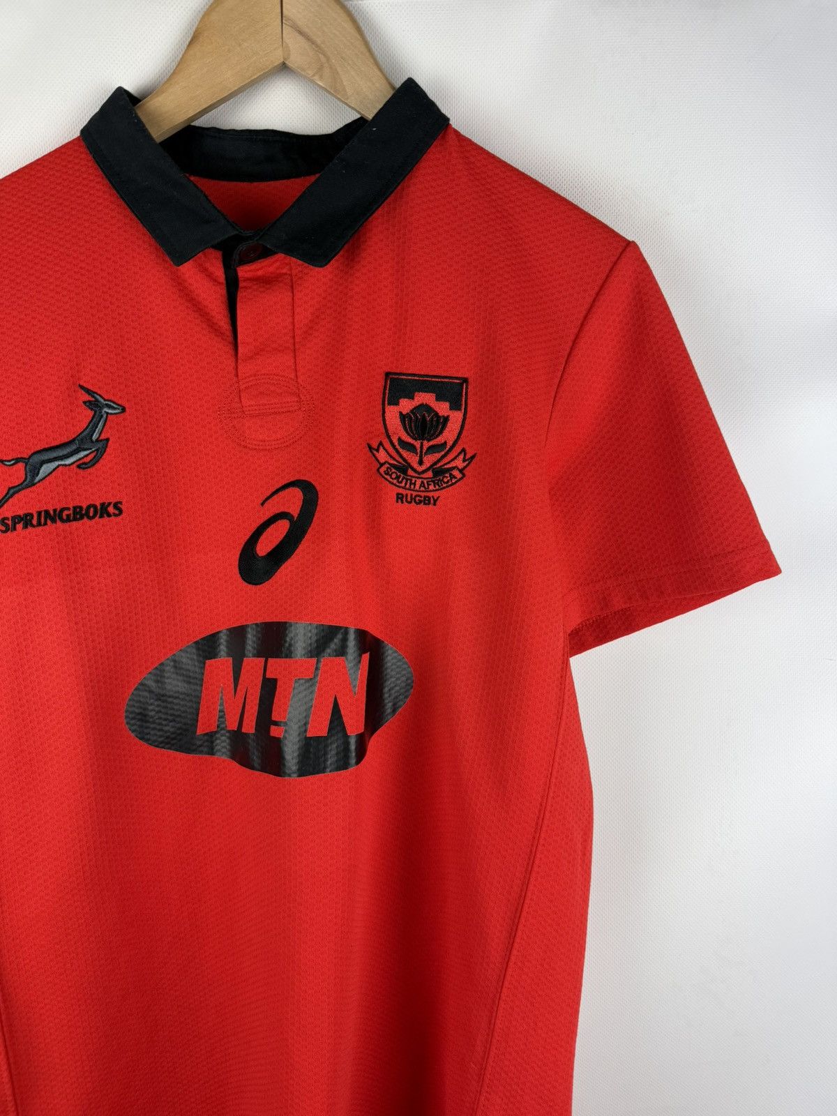 Asics ASICS South Africa 2017 Rugby Away Shirt Jersey Size M Size US M / EU 48-50 / 2 - 5 Thumbnail
