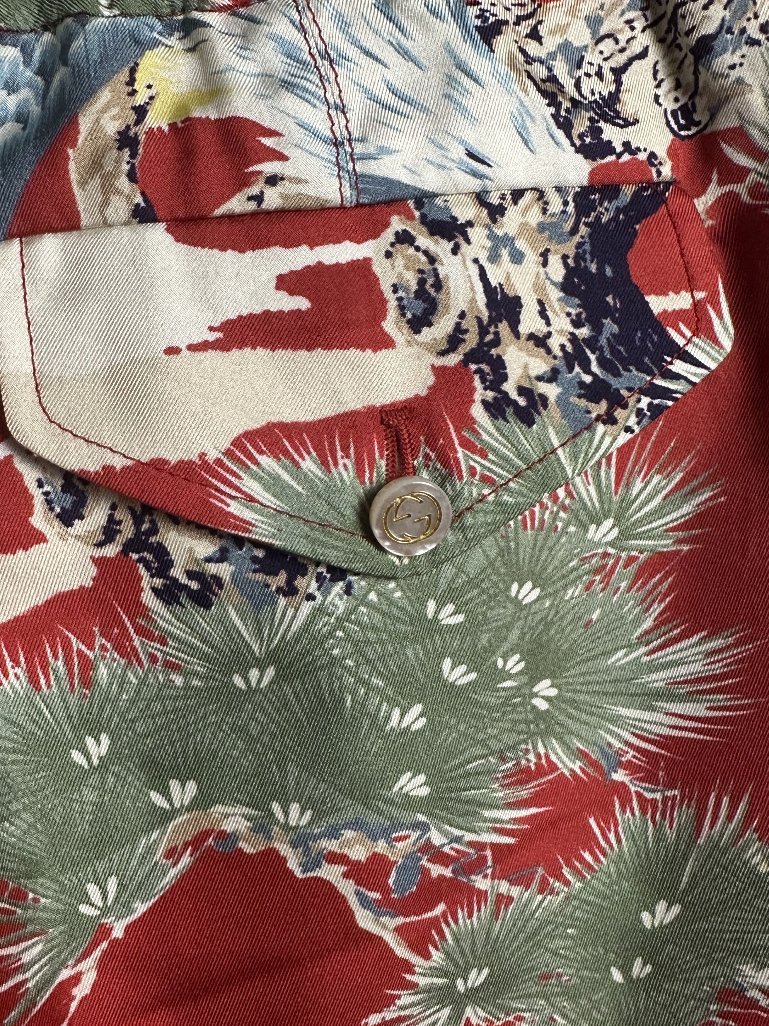 Gucci Gucci SS16 Cruise Eagle Shorts Size US 30 / EU 46 - 6 Thumbnail