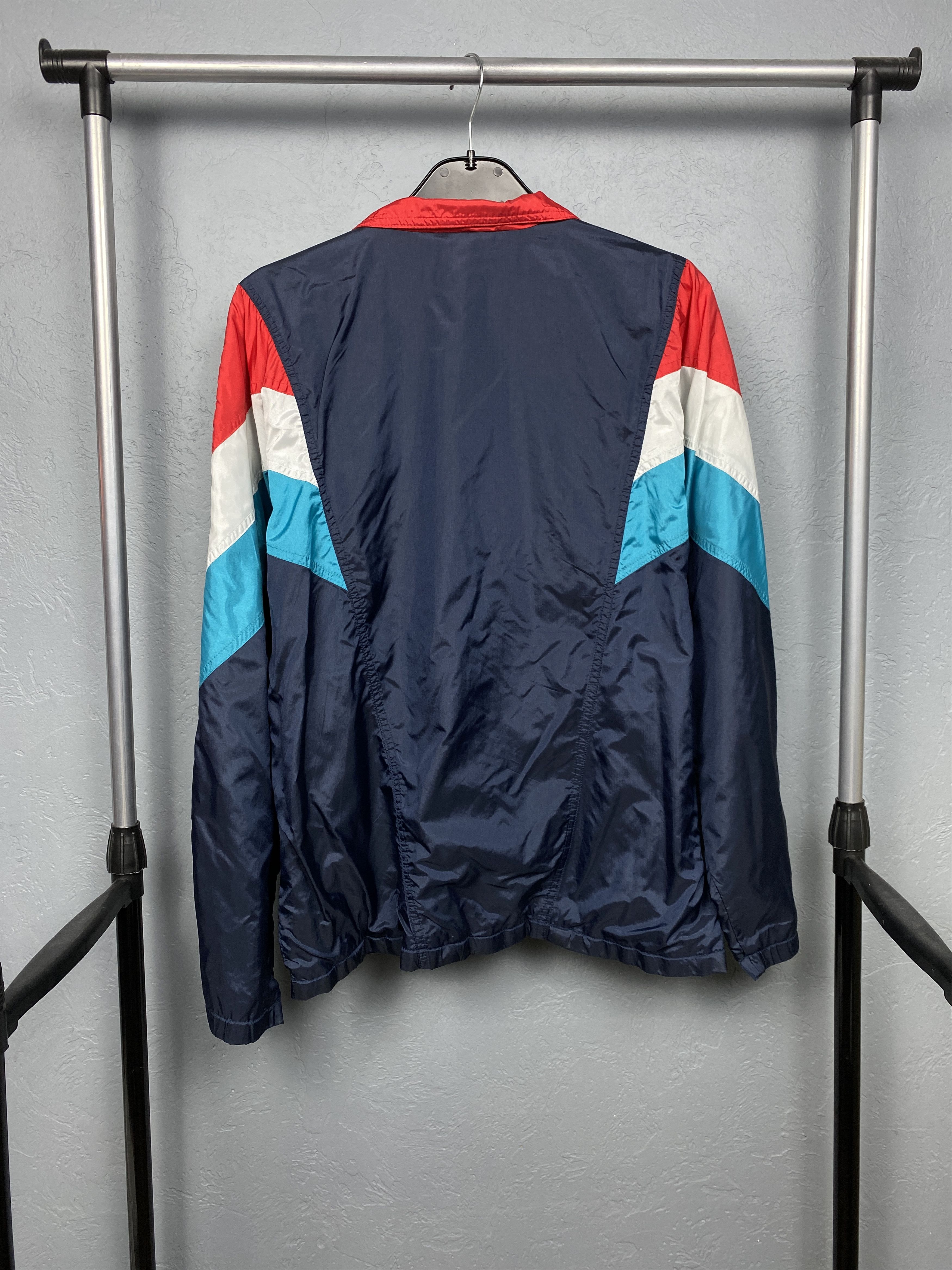 Adidas × Vintage Adidas 90s Vintage Mens Track Top Nylon Jacket Size US XL / EU 56 / 4 - 8 Thumbnail