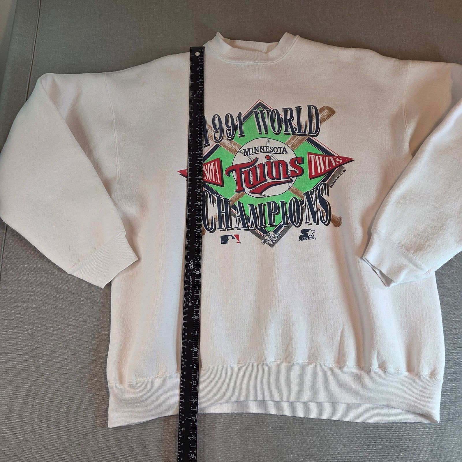 Starter 1991 Twins World Series Starter Sweatshirt XL Size US XL / EU 56 / 4 - 8 Thumbnail