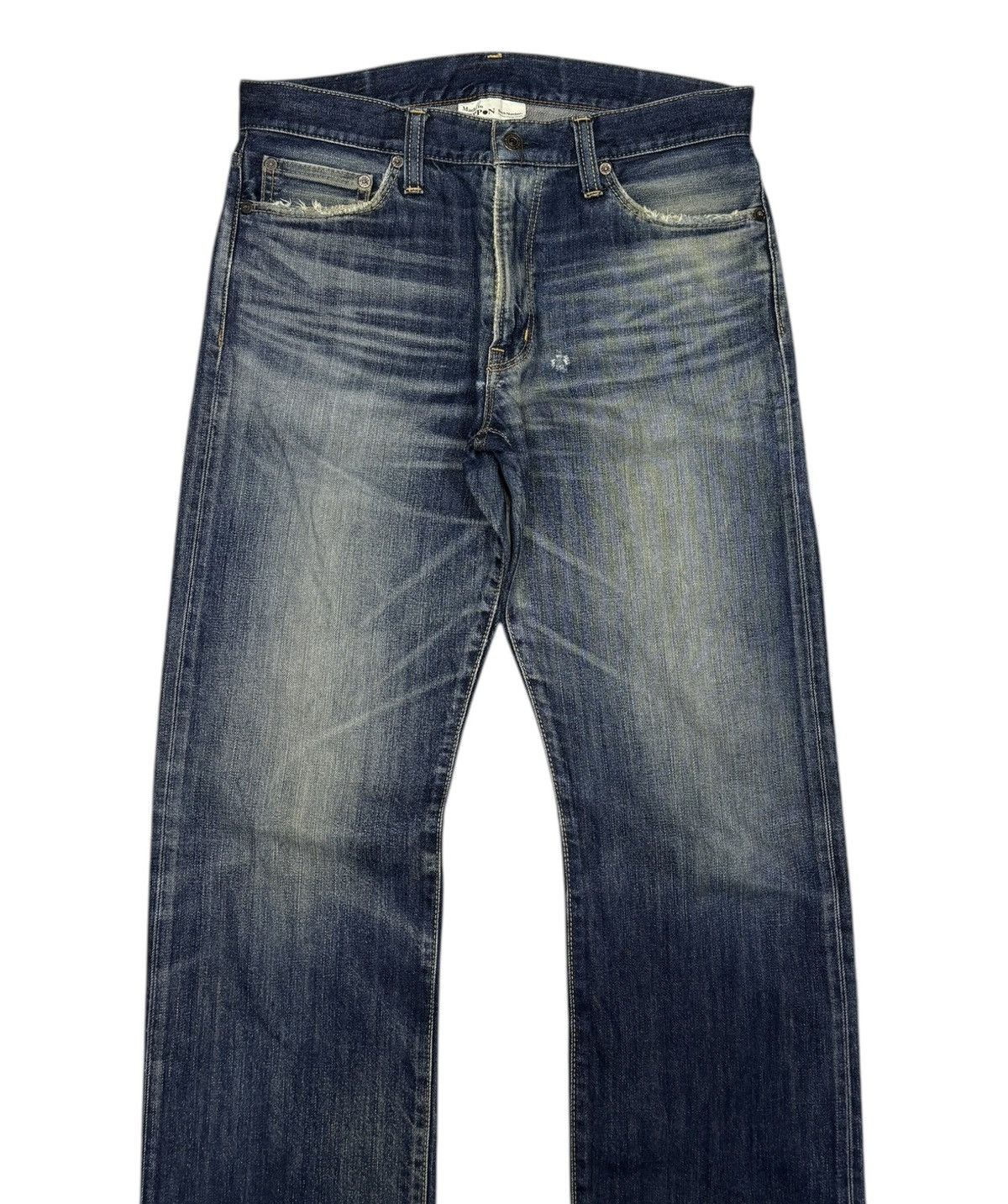 Hysteric Glamour Vintage Japan Blue Jeans Nippon Back Number Denim Size US 33 - 5 Thumbnail