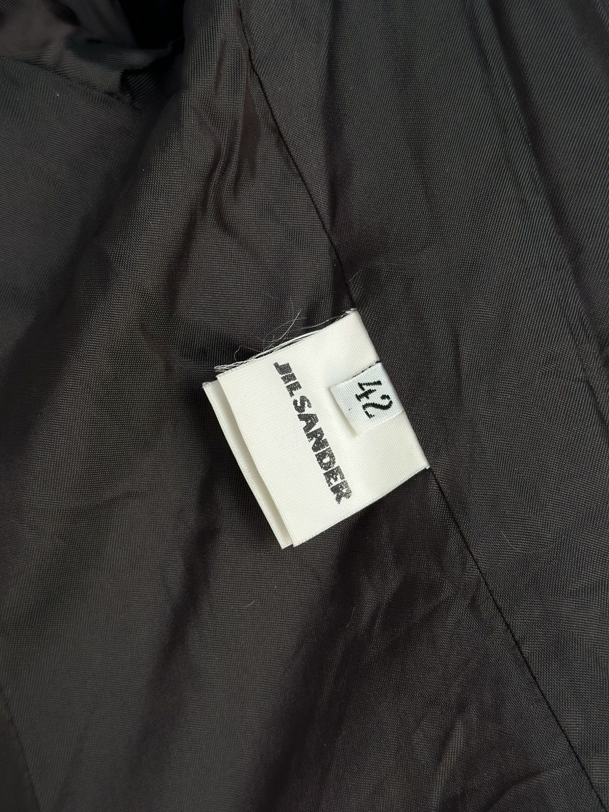 Jil Sander Vintage Jil Sander Black Wool Avant Garde Blazer Jacket Sz L Size M / US 6-8 / IT 42-44 - 9 Thumbnail