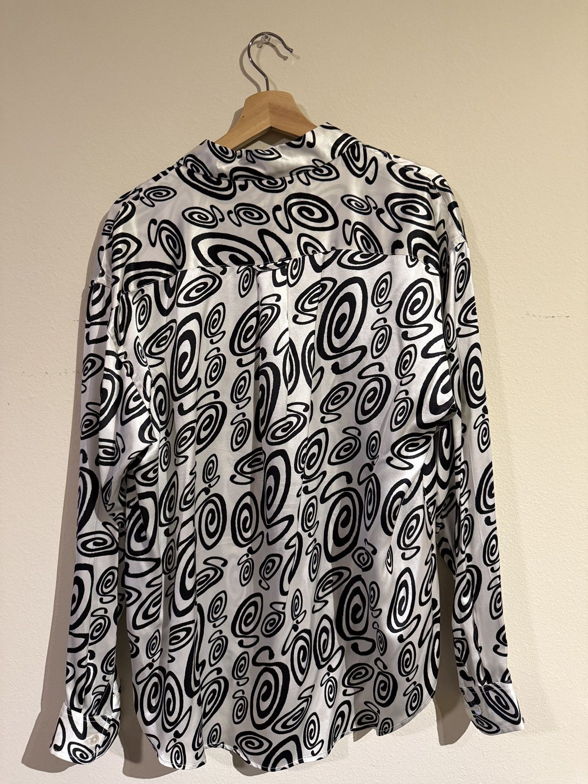 Stussy Stussy swirly S silk button up shirt Size US M / EU 48-50 / 2 - 6 Thumbnail