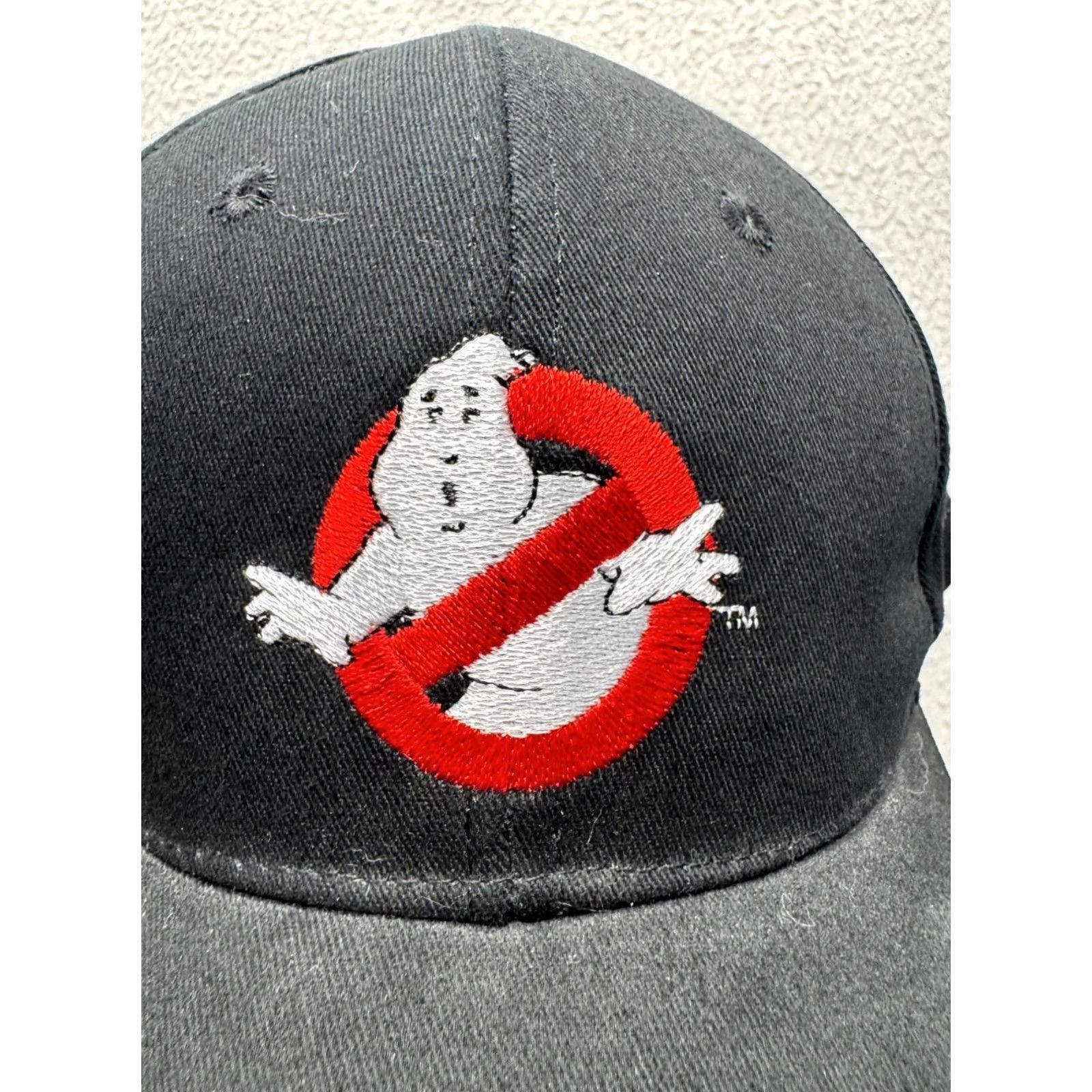 Logo 7 Ghostbusters Snapback Hat Embroidered Logo Neon Green Brim Detail Black Mens One Size Adjustable Cap Size ONE SIZE - 5 Thumbnail