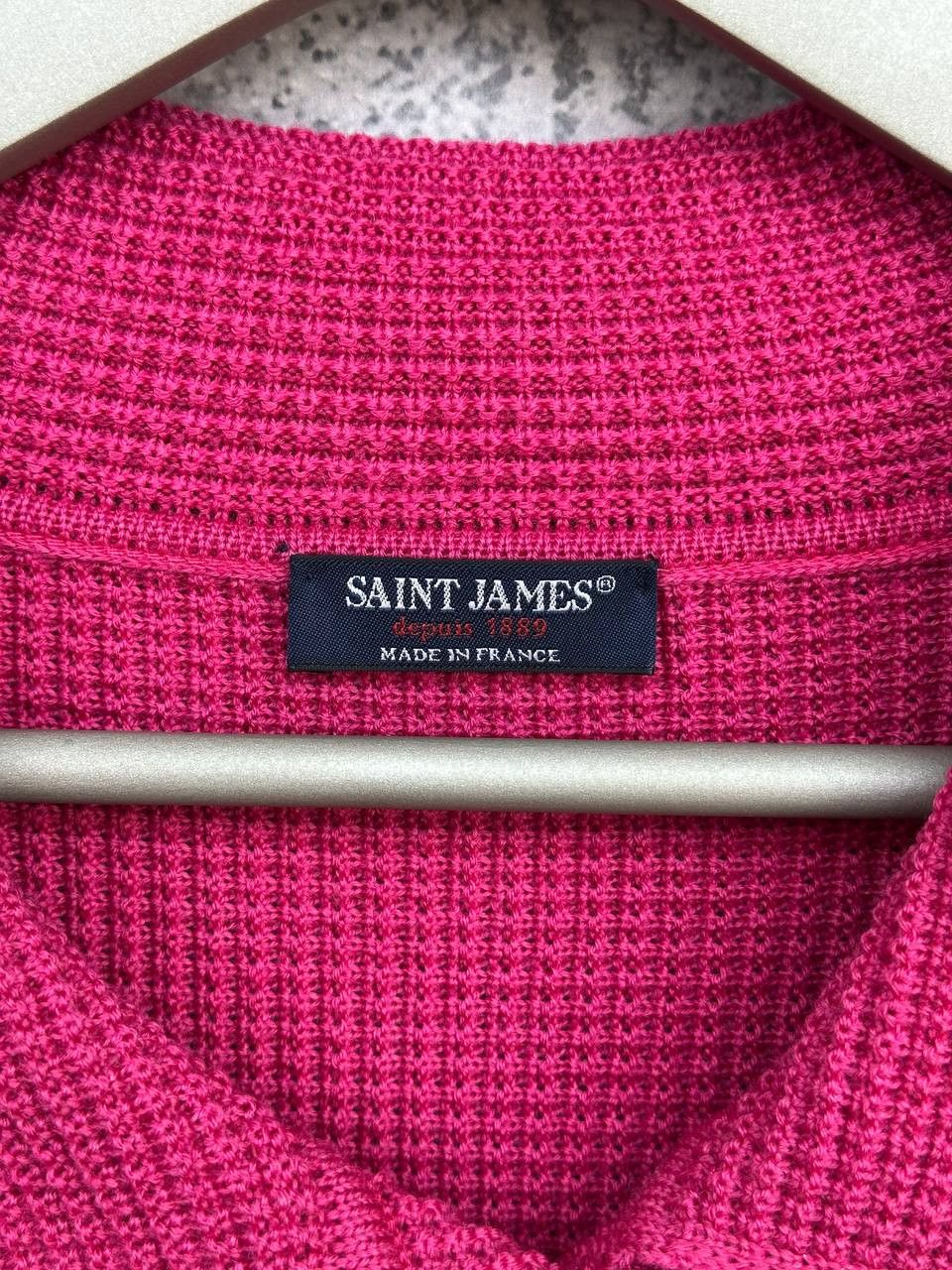 Saint James Saint James France Wool Pure New Wool Waffle Knit Cardigan Size M / US 6-8 / IT 42-44 - 12 Thumbnail