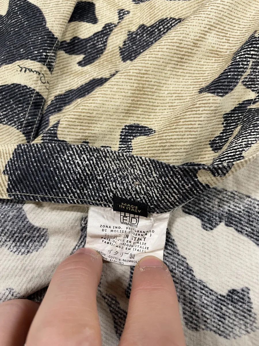 Roberto Cavalli AW2001/02 Roberto Cavalli Brown Peace Camouflage Shirt Size US M / EU 48-50 / 2 - 9 Thumbnail