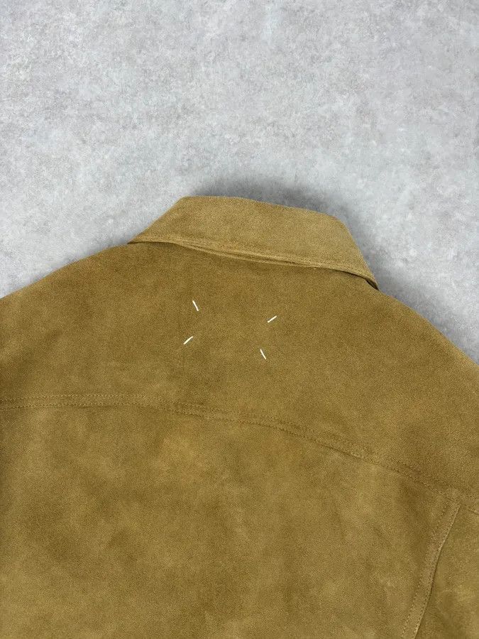 Maison Margiela SS2020 Maison Margiela Beige Suede Trucker Jacket Size US L / EU 52-54 / 3 - 7 Thumbnail