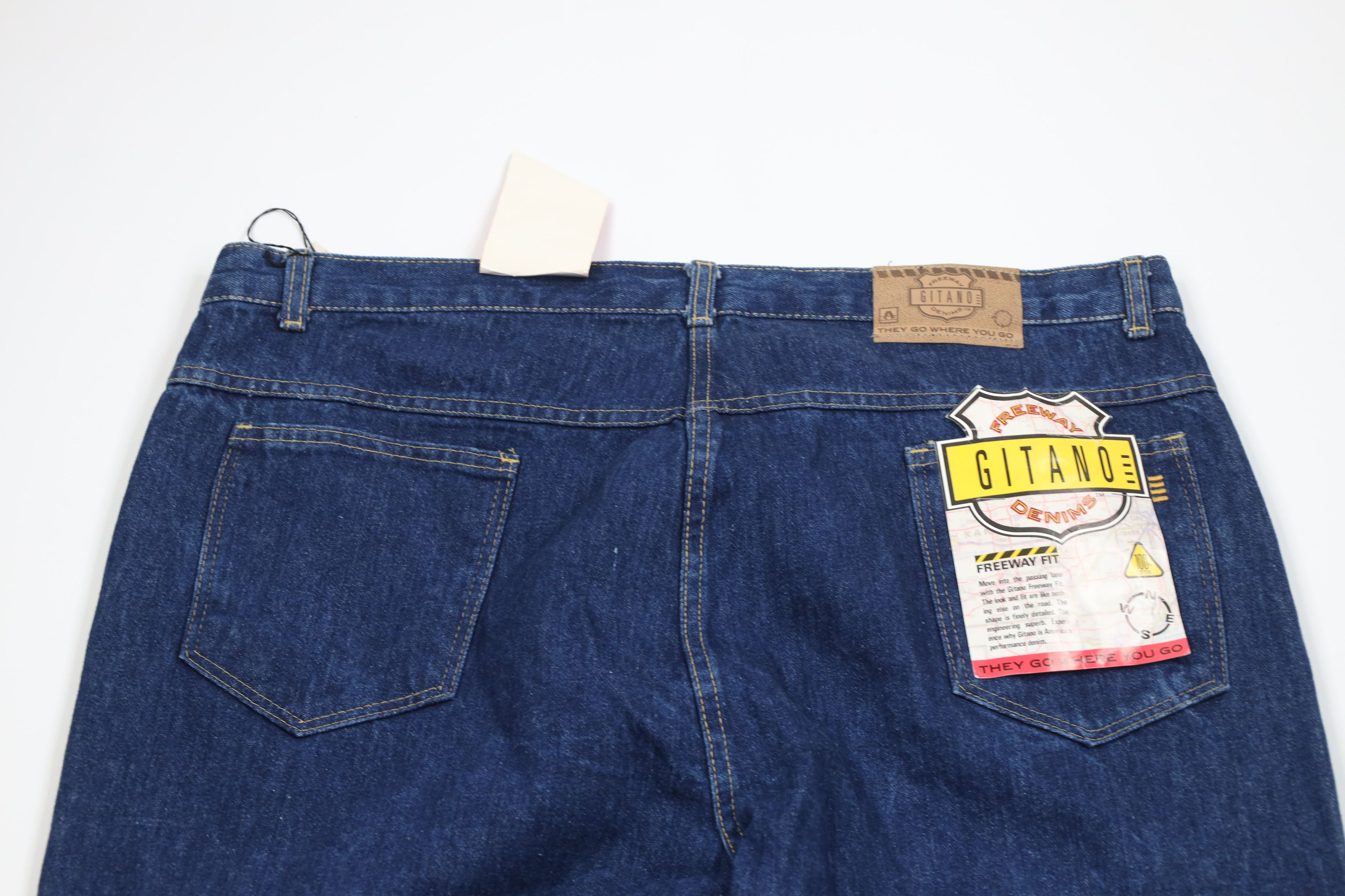 Vintage Deadstock Vintage 80s Streetwear Relaxed Fit Denim Jeans Size US 42 / EU 58 - 10 Thumbnail