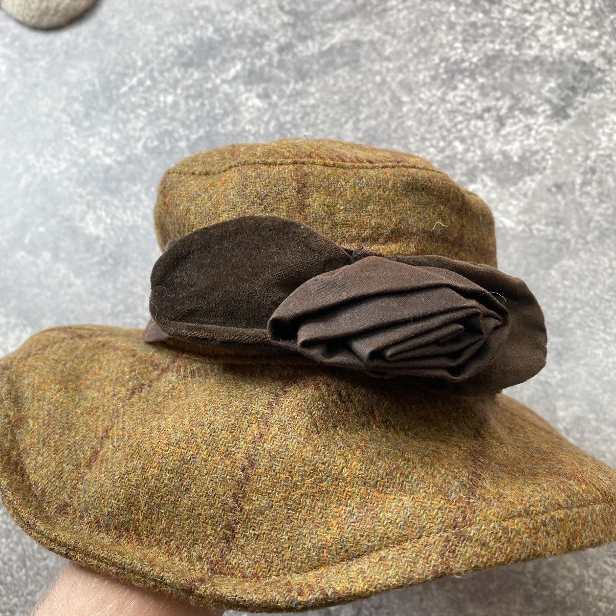 Barbour Vintage Barbour 100% Wool rare Panama hats Size 32 - 4 Thumbnail