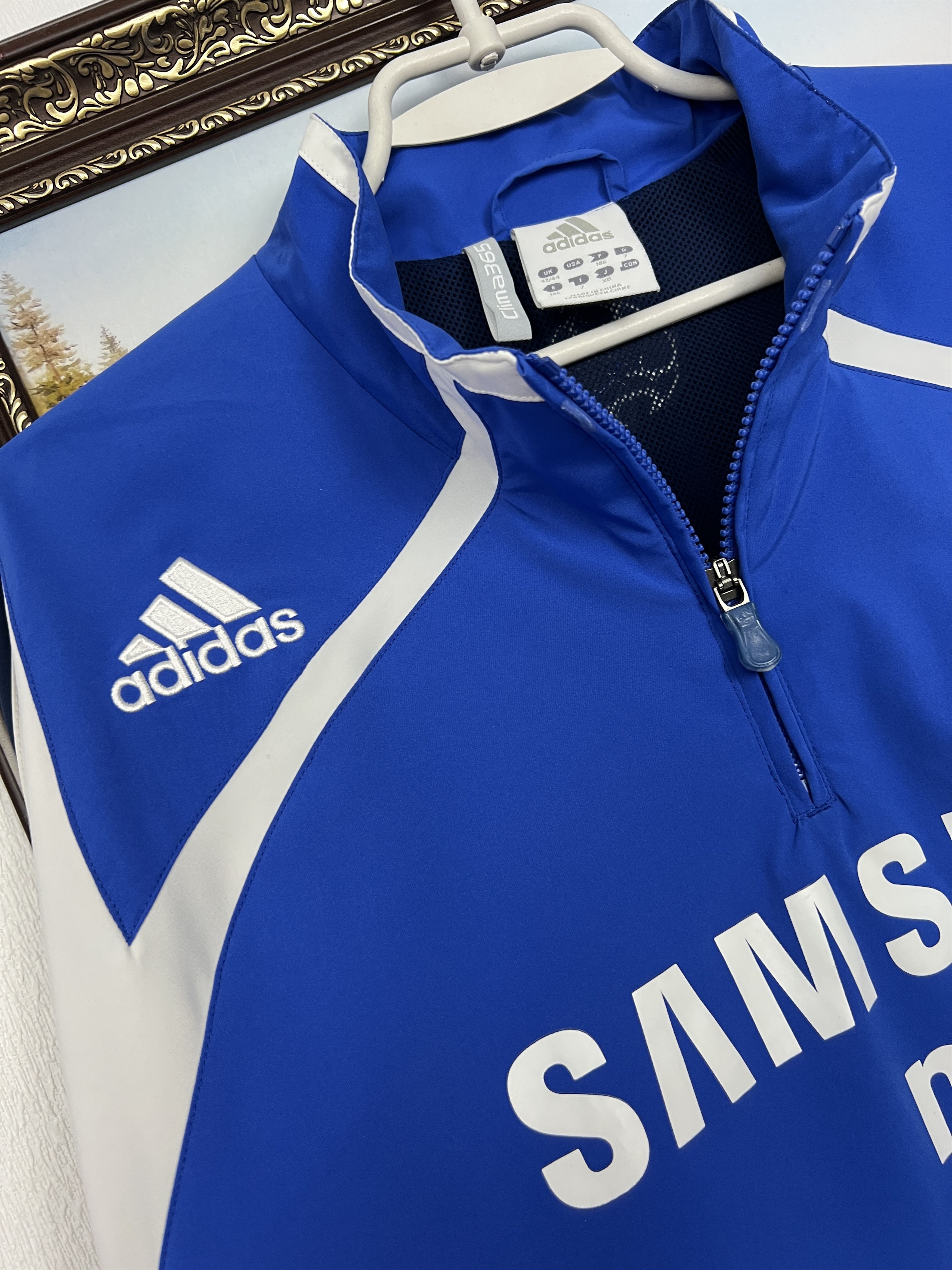Adidas Vintage Adidas Chelsea Football Train Sweatshirt Soccer Size US L / EU 52-54 / 3 - 4 Thumbnail