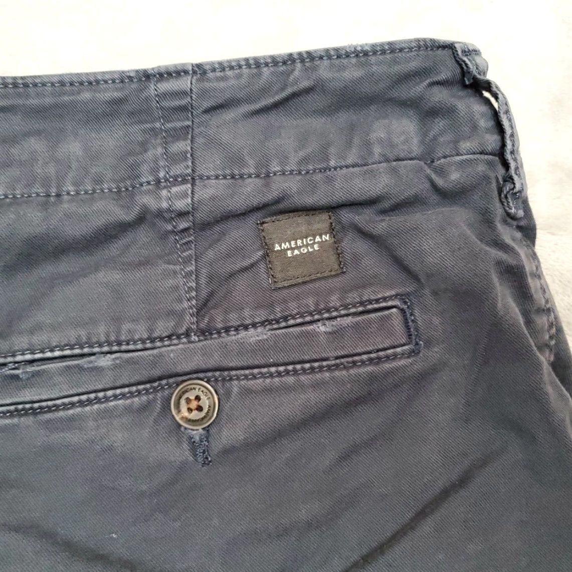 American Eagle Outfitters VINTAGE American Eagle Shorts Mens 30 Blue Stretch Flex Chino Classic Comfort Cargo Casual Size US 30 / EU 46 - 7 Thumbnail
