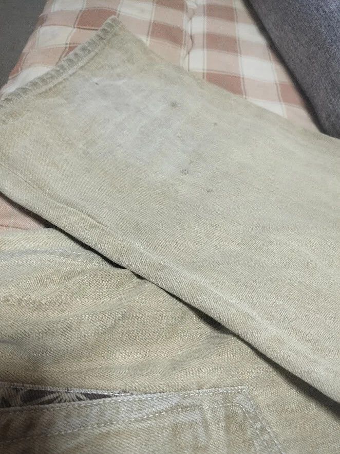 Karakuri Tamashii Karakuri Tamashii Embroidered Beige Denim Jeans Japanese Big Size US 38 / EU 54 - 9 Thumbnail
